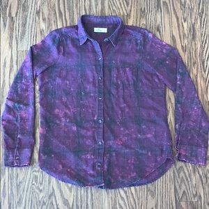 Hollister Small Bleached Flannel Purple